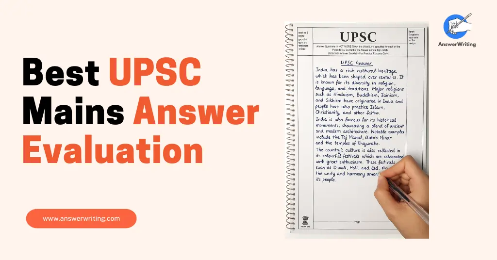 Best UPSC Mains Answer Evaluation