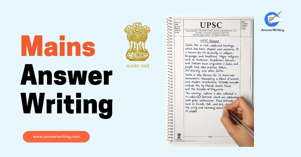 Mains Answer Writing